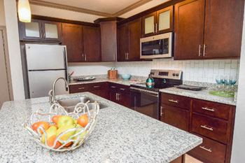 Hawthorne at the summit kitchen interior